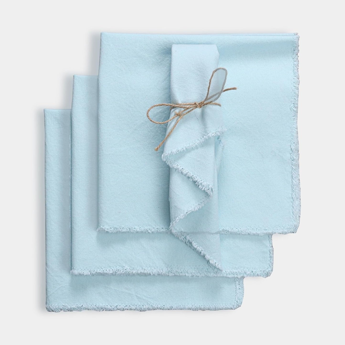 Elegant Cotton Linen Napkins Placemats, Simple Nordic Table Decor, 45x45cm Square