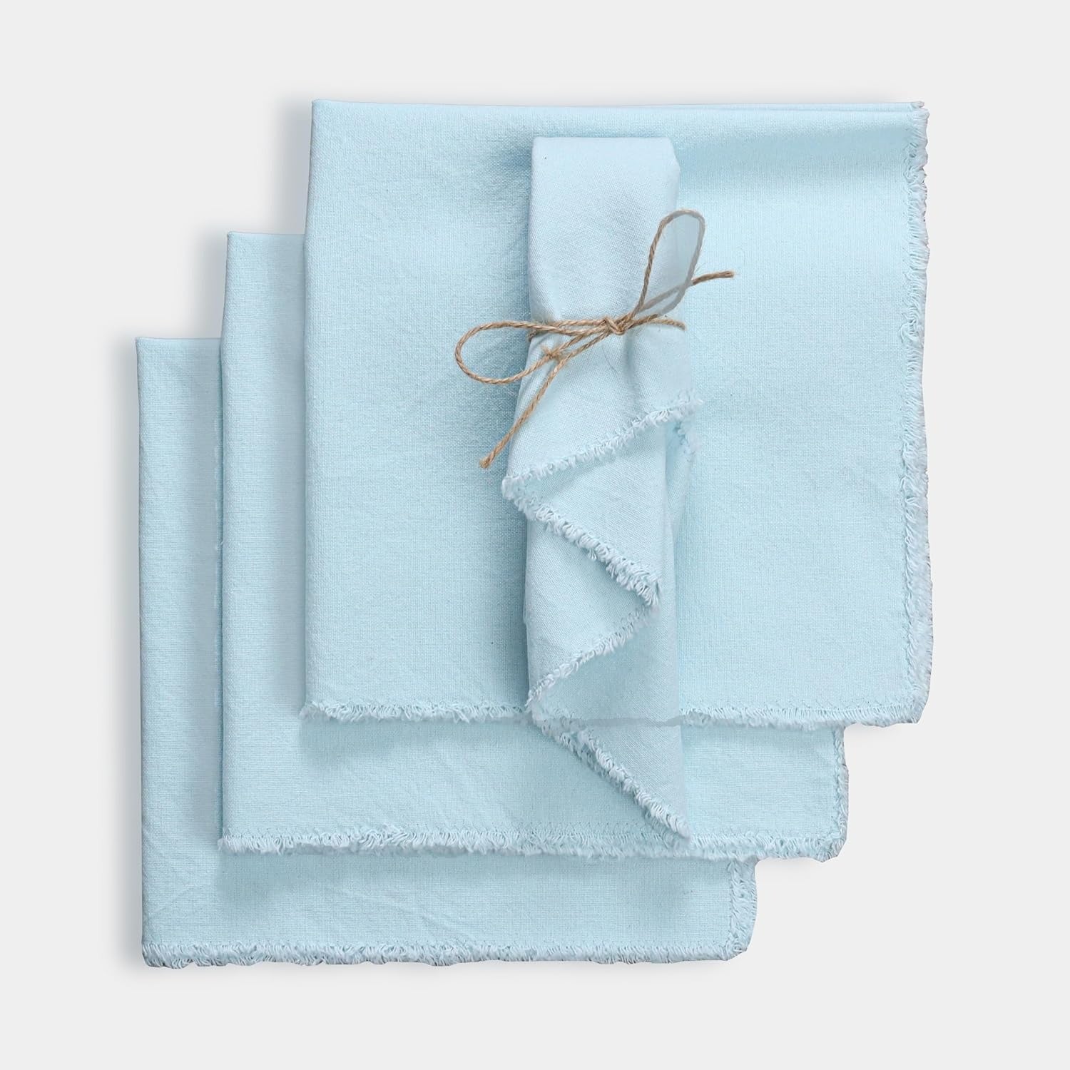 Elegant Cotton Linen Napkins Placemats, Simple Nordic Table Decor, 45x45cm Square