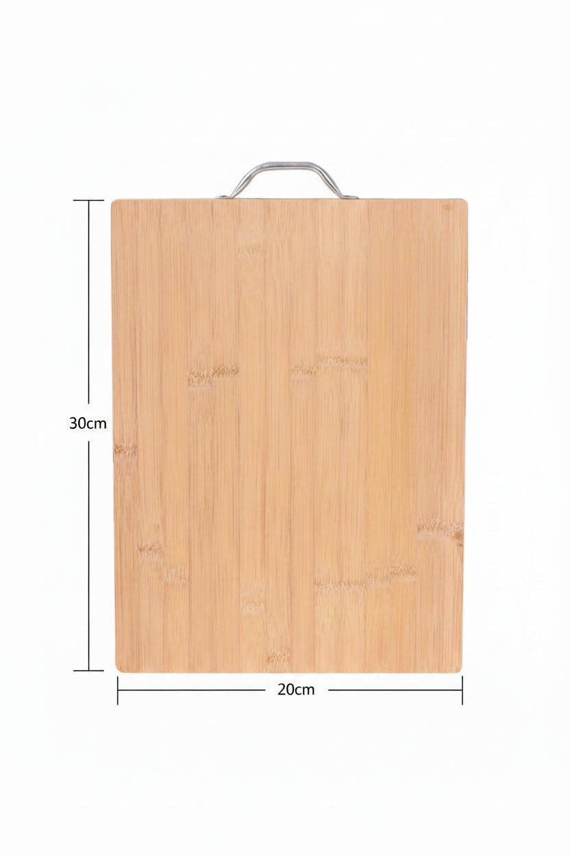 Double-Sided Bamboo Cutting Board, Thick Large Light Panel for Kitchen