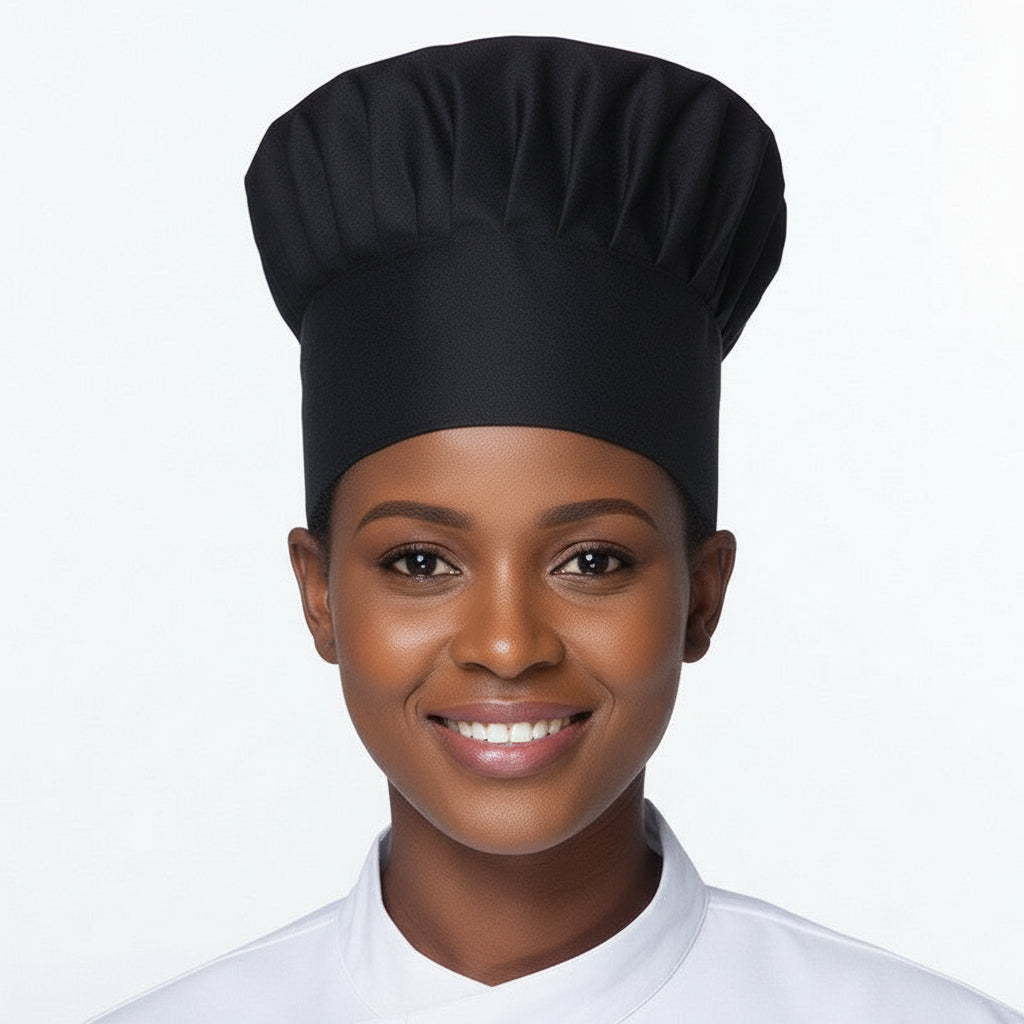 Premium Adjustable Chef Hat for Hotel Restaurant Kitchen Bakery Work Printing