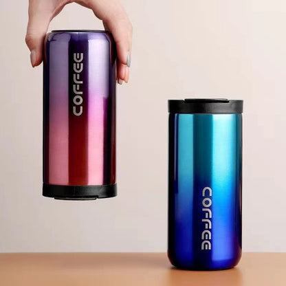 Durable 304 Stainless Steel Vacuum Insulated Coffee Mug, Portable Travel Cup