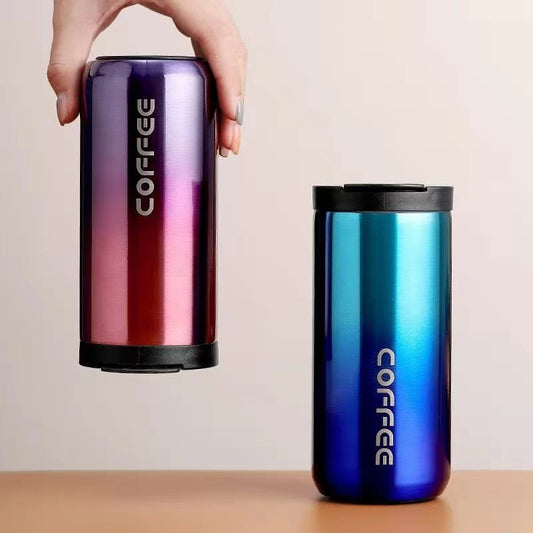 Durable 304 Stainless Steel Vacuum Insulated Coffee Mug, Portable Travel Cup
