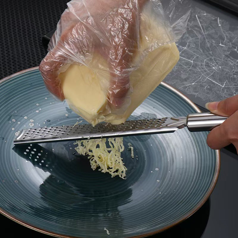 Stainless Steel Multi-Purpose Kitchen Grater: Cheese, Lemon, Chocolate, Veggie Peeler