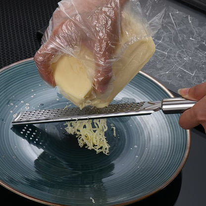 Stainless Steel Multi-Purpose Kitchen Grater: Cheese, Lemon, Chocolate, Veggie Peeler