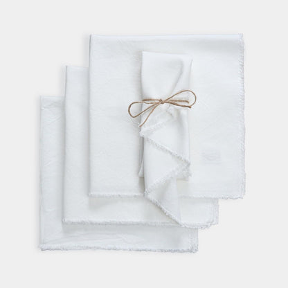 Elegant Cotton Linen Napkins Placemats, Simple Nordic Table Decor, 45x45cm Square