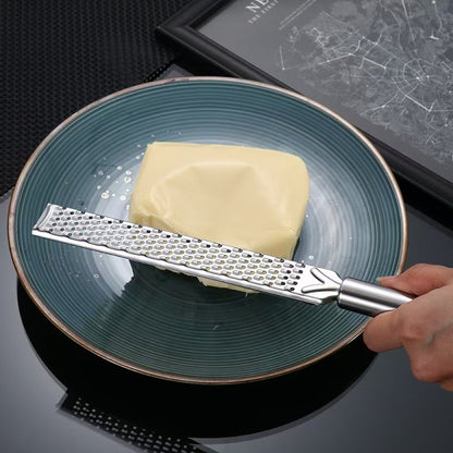 Stainless Steel Multi-Purpose Kitchen Grater: Cheese, Lemon, Chocolate, Veggie Peeler