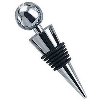Premium Metal Vacuum Wine Bottle Stopper - Keeps Wine Fresh Longer