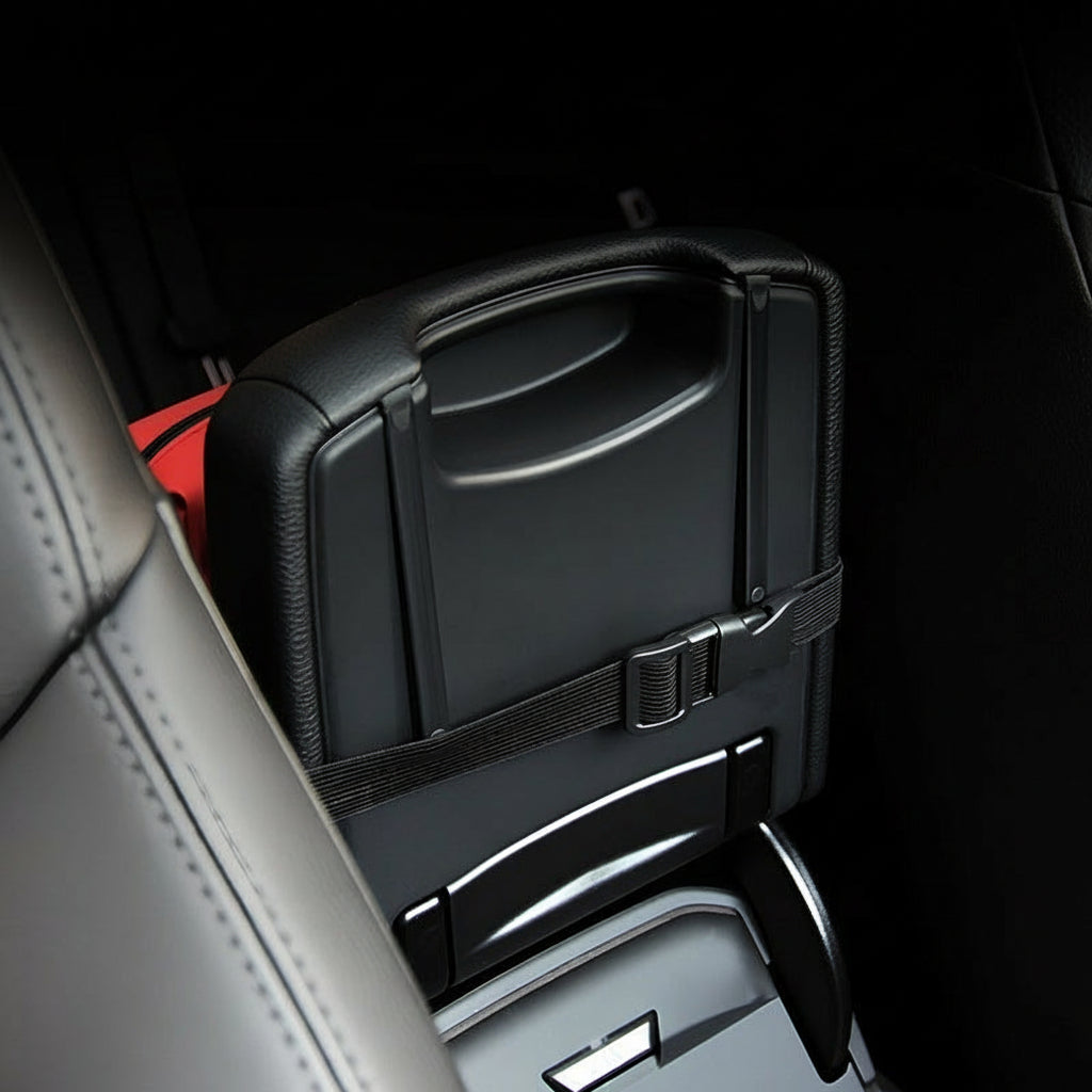 Premium Car Tissue Box Holder - Stylish Leather Auto Napkin Dispenser Organizer