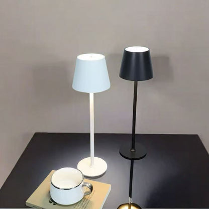 Sleek Wireless USB Rechargeable LED Touch Table Lamp for Modern Living Room, Hotel