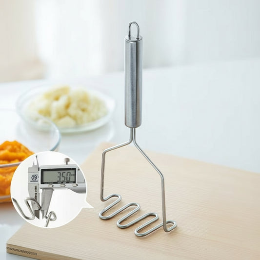 Premium Stainless Steel Potato Masher Baby Food Puree Presser Kitchen Gadget