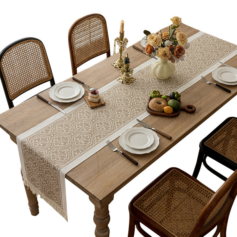 Nordic Simple Style Waterproof Table Runner for Dining, Coffee Table Decor
