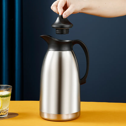 Premium Stainless Steel Vacuum Thermos: Large Capacity, 24-Hour Hot & Cold