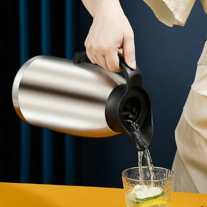 Premium Stainless Steel Vacuum Thermos: Large Capacity, 24-Hour Hot & Cold