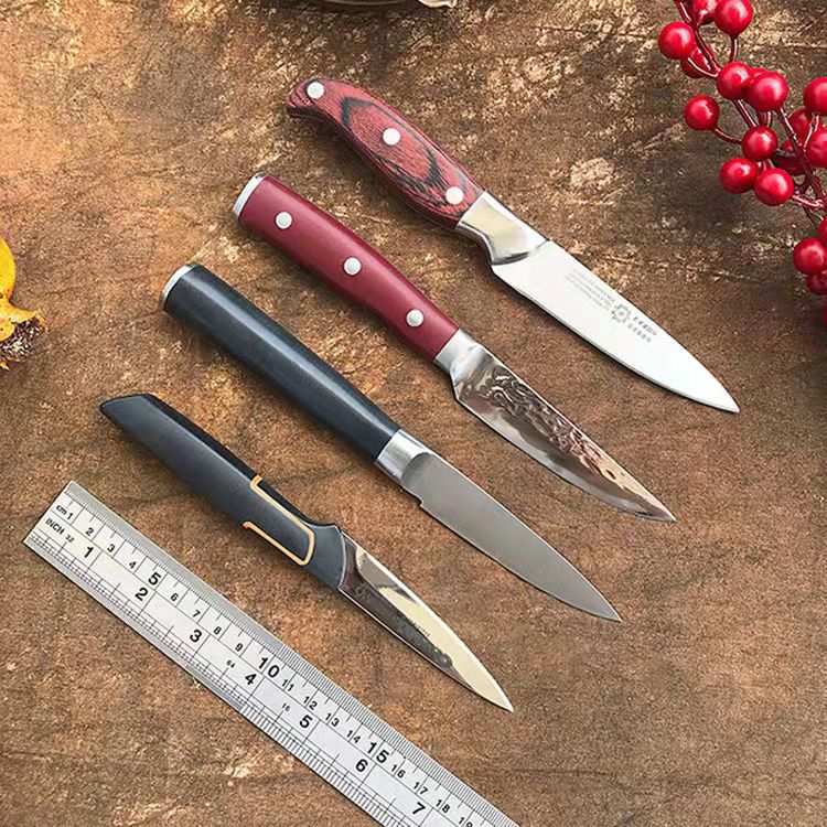 Ultra-Sharp Stainless Steel Fruit Knife, Multifunctional Kitchen Peeler, Durable & Versatile
