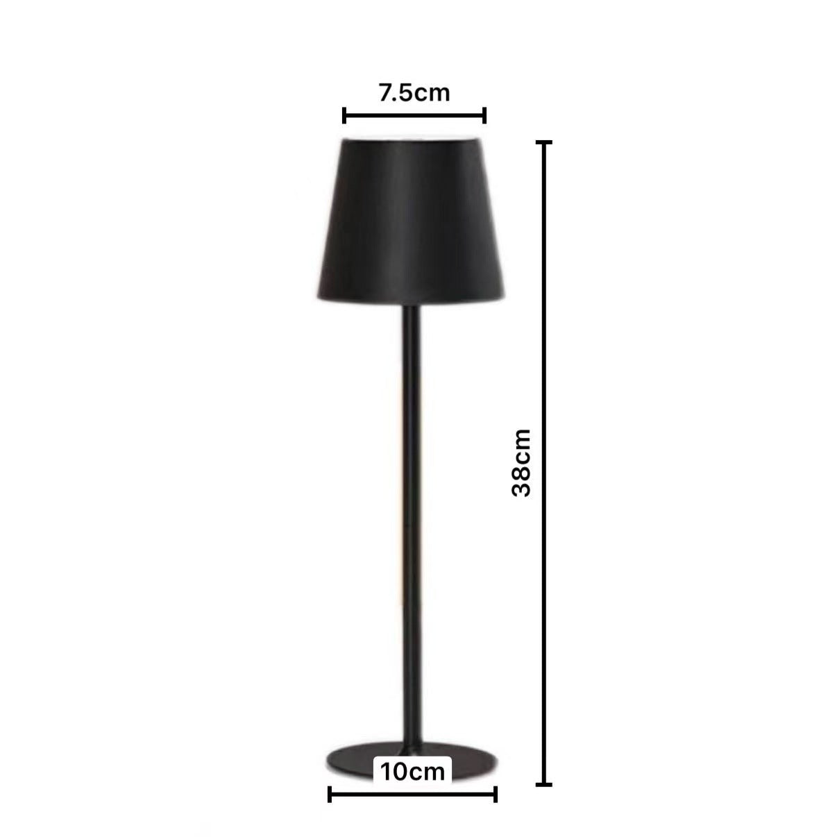 Sleek Wireless USB Rechargeable LED Touch Table Lamp for Modern Living Room, Hotel