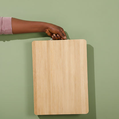 Double-Sided Bamboo Cutting Board, Thick Large Light Panel for Kitchen