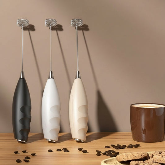 Portable Wireless Electric Milk Frother Whisk for Coffee Latte Cappuccino Mixing