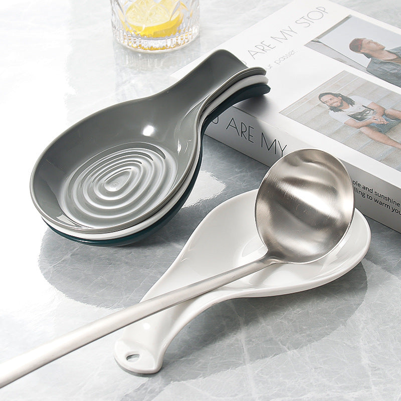 Durable Plastic Insulated Spoon Rest for Hot Pot Dining Tableware