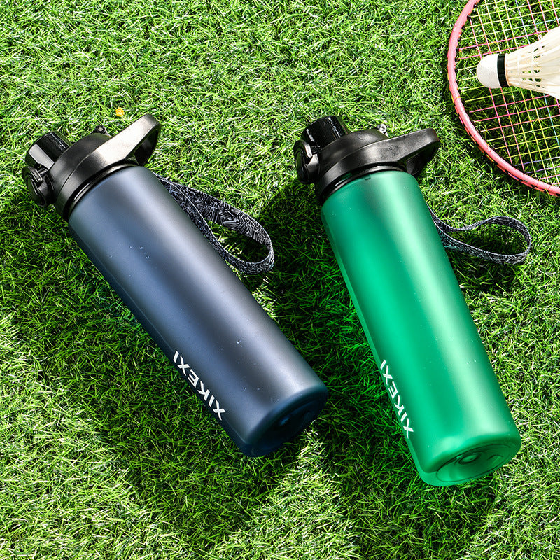 XIKEXI 1000ml Matte Portable Water Bottle with Straw & Handle - Eco-Friendly PC
