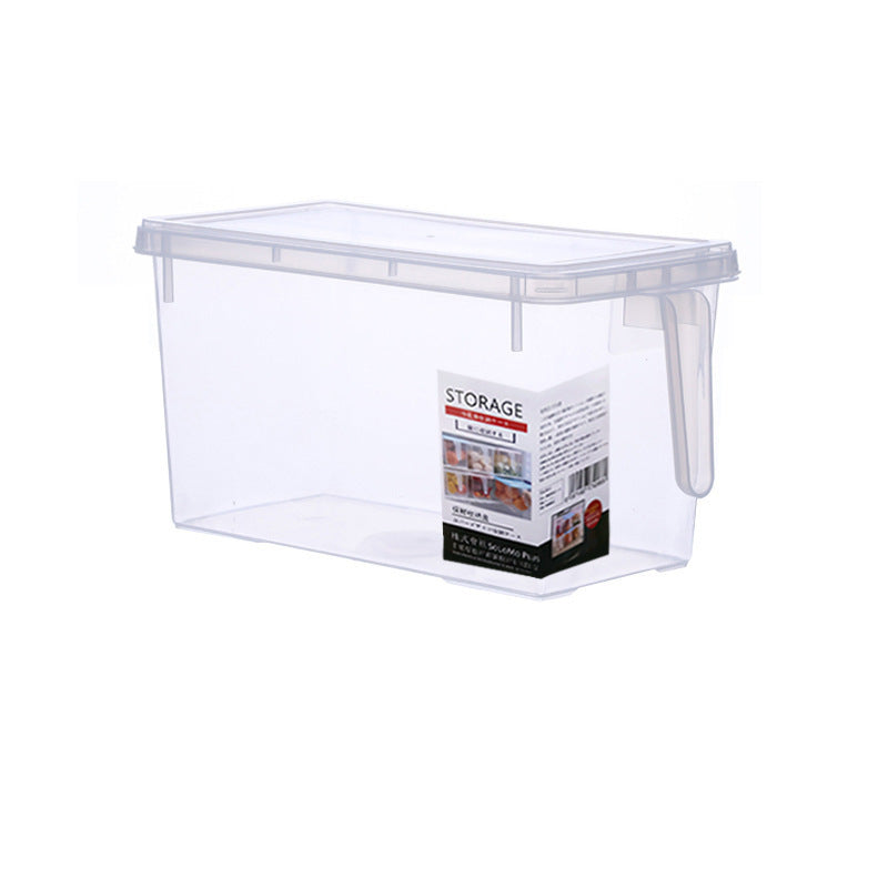 Premium Food-Grade Clear Fridge Drawer Organizer Box for Vegetables and Eggs
