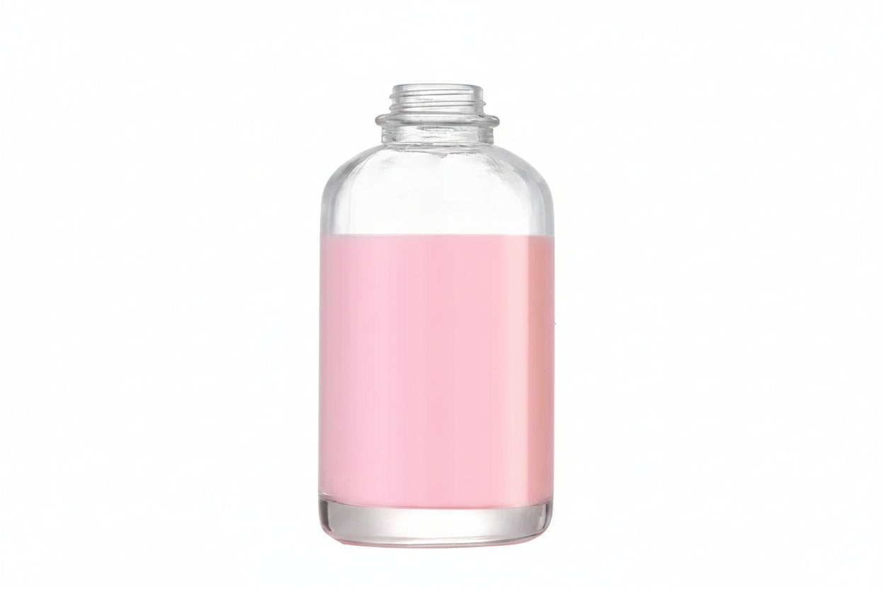 Clear Glass Dispenser Bottle 500ml for Coffee Syrup, Soap & Sanitizer
