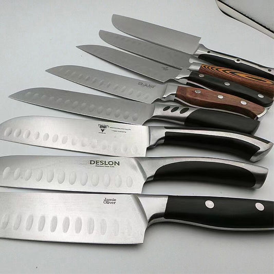 Ultra-Sharp Stainless Steel Chef Knife for Versatile Kitchen Cutting Tasks
