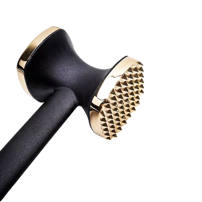 Durable Double-Sided Zinc Alloy Meat Tenderizer & Garlic Smasher Kitchen Tool