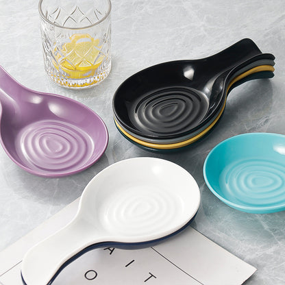 Durable Plastic Insulated Spoon Rest for Hot Pot Dining Tableware