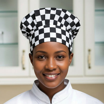 Premium Adjustable Chef Hat for Hotel Restaurant Kitchen Bakery Work Printing