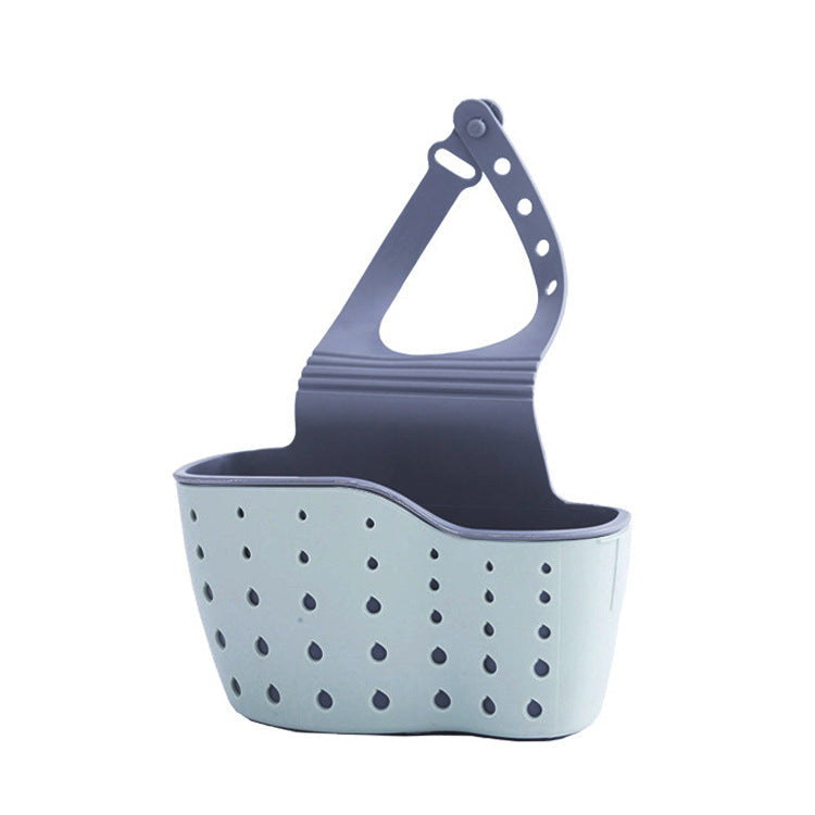 Multifunctional Double-Layer Sink Drying Rack Hanging Storage Basket Kitchen Organizer