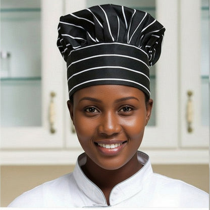 Premium Adjustable Chef Hat for Hotel Restaurant Kitchen Bakery Work Printing