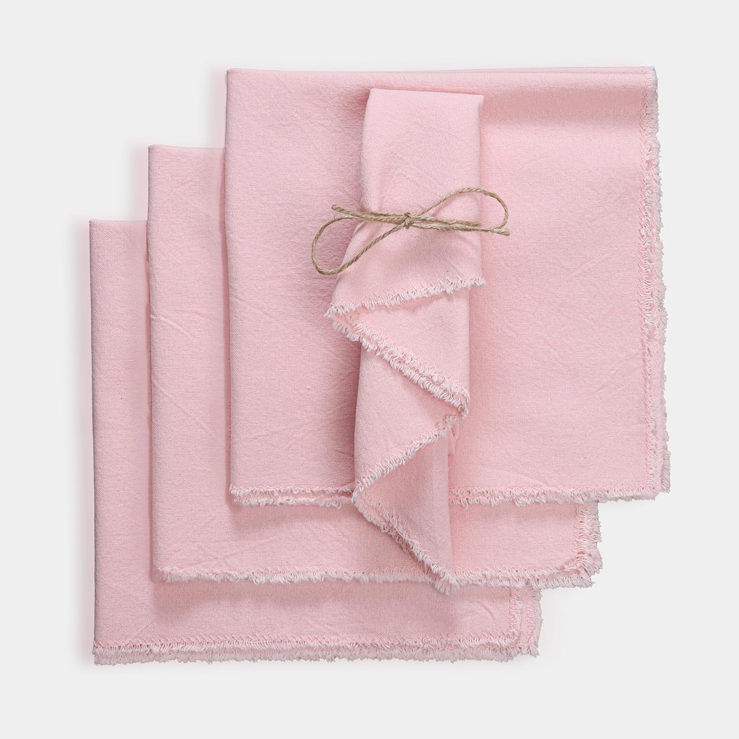 Elegant Cotton Linen Napkins Placemats, Simple Nordic Table Decor, 45x45cm Square