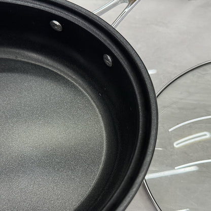 Premium 12-Piece Stainless Steel Cookware Set: Kettle, Pans, Pots Gift