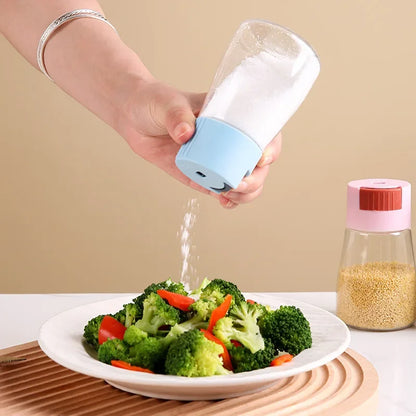 Measured Salt Shaker Dispenser, Kitchen Seasoning Control, Portion Control Bottle, Eco-Friendly