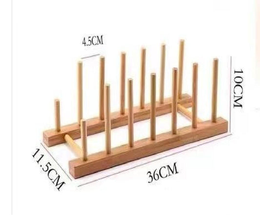 Bamboo dish rack