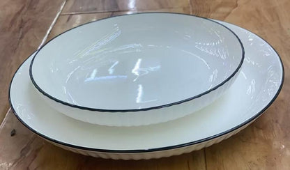 Serving Ceramic Plates 25 CM