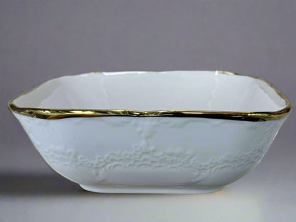 Porcelain Big bowl with Gold Bowl 25 cm
