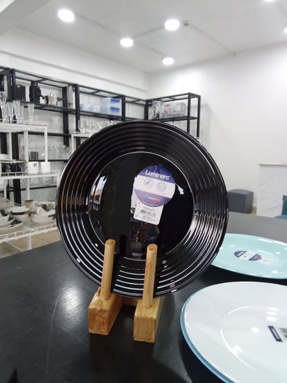 Luminarc Plate 27 cm black( Temp Essence). Isahani ya Luminirake, Umukara
